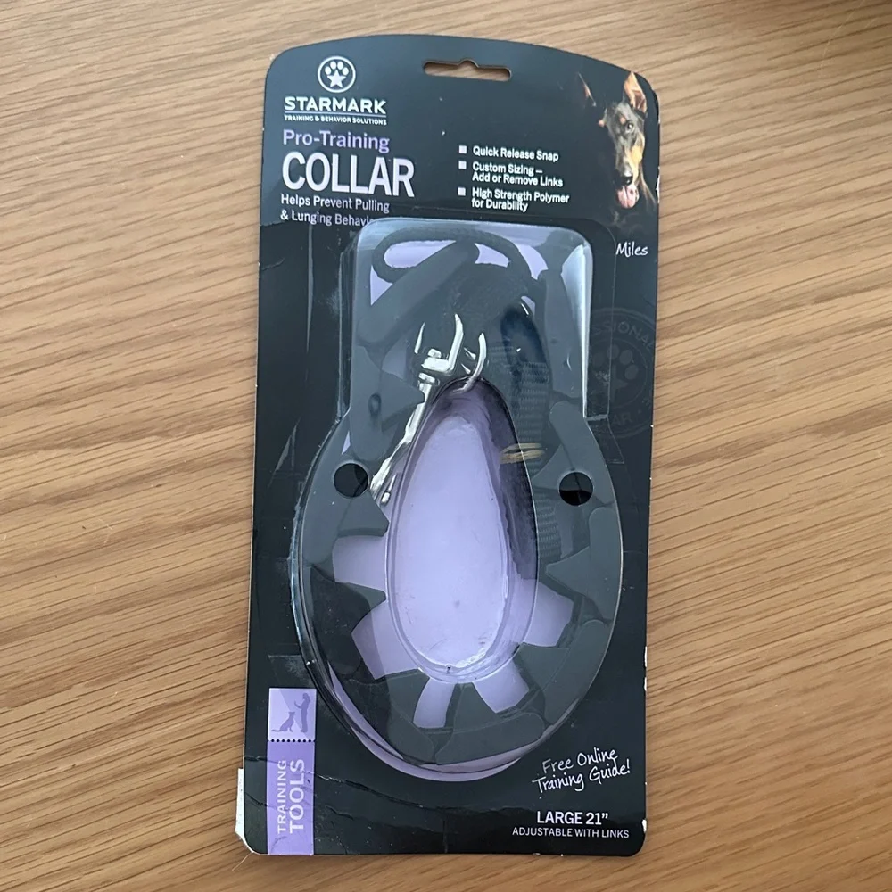 Starmark Pro-Training Collar - Purple and Black